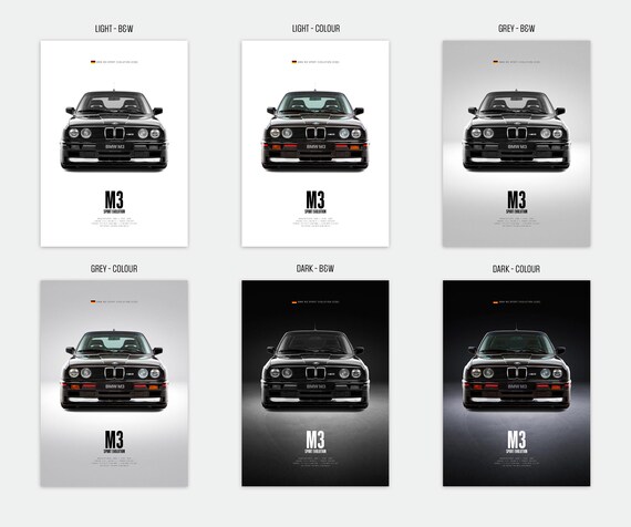 M3 Sport Evolution E30 - Car Poster Print | Automotive Wall Art