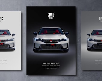 Honda NSX Type S NC1 - Car Poster Print | Automotive Wall Art