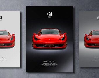 Ferrari Enzo - Car Poster Print | Automotive Wall Art | Car Lover