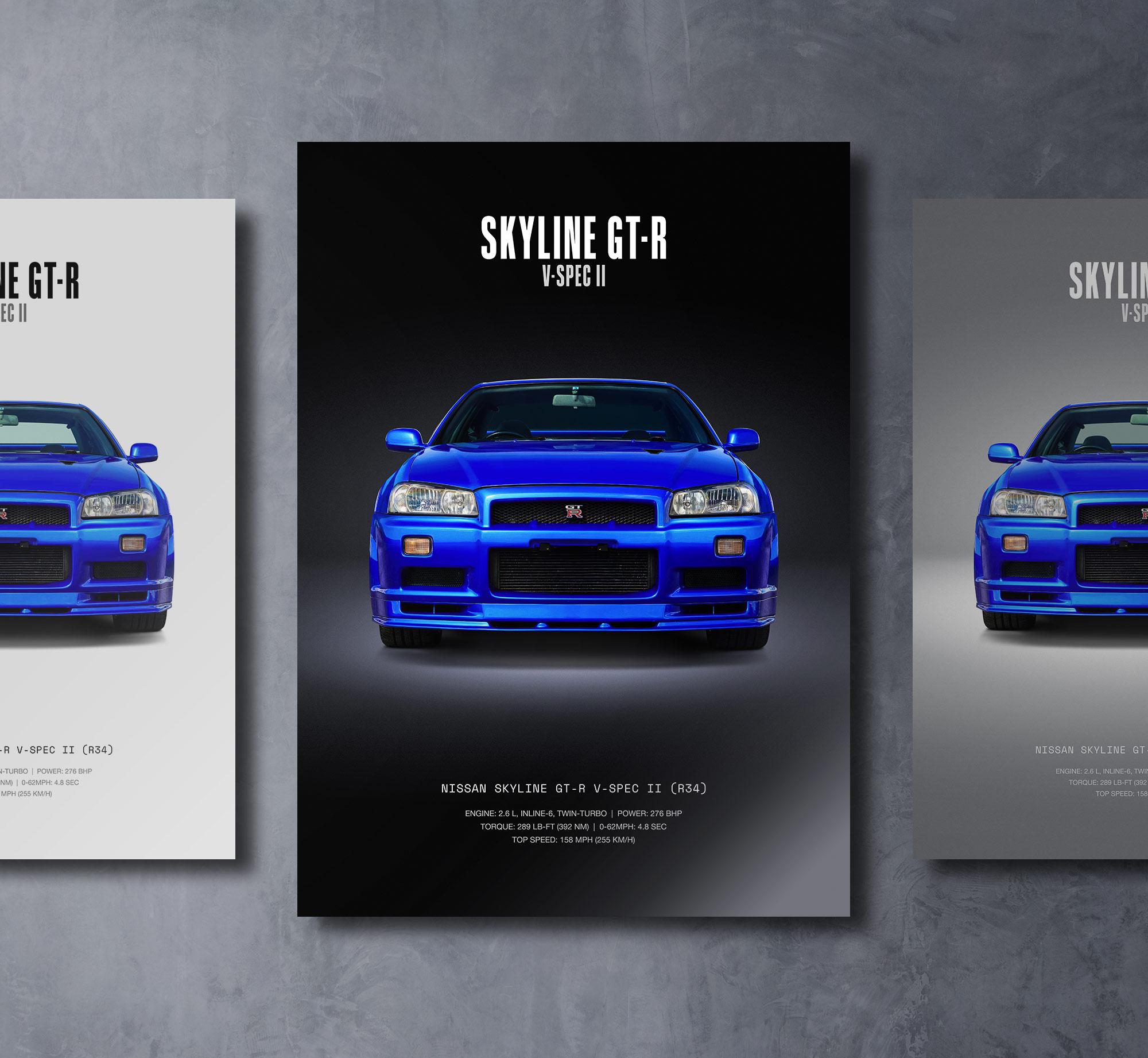 R34 poster - Etsy 日本