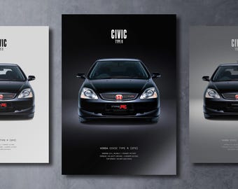 Honda NSX Type S NC1 - Car Poster Print | Automotive Wall Art