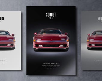 Mitsubishi 3000gt Art & Déco murale - BE