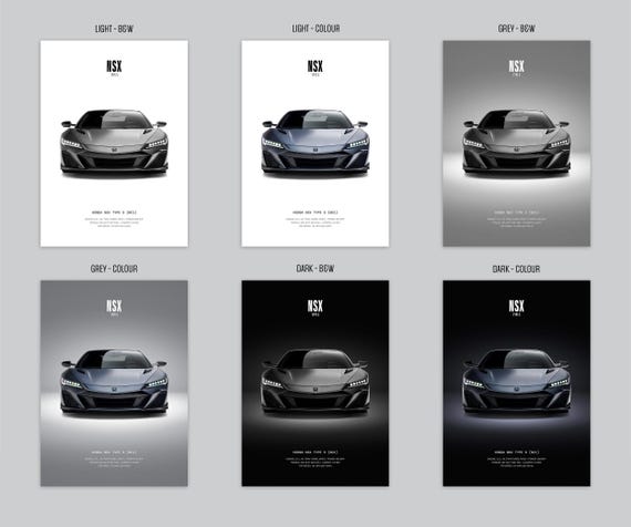 Honda NSX Type S NC1 - Car Poster Print | Automotive Wall Art