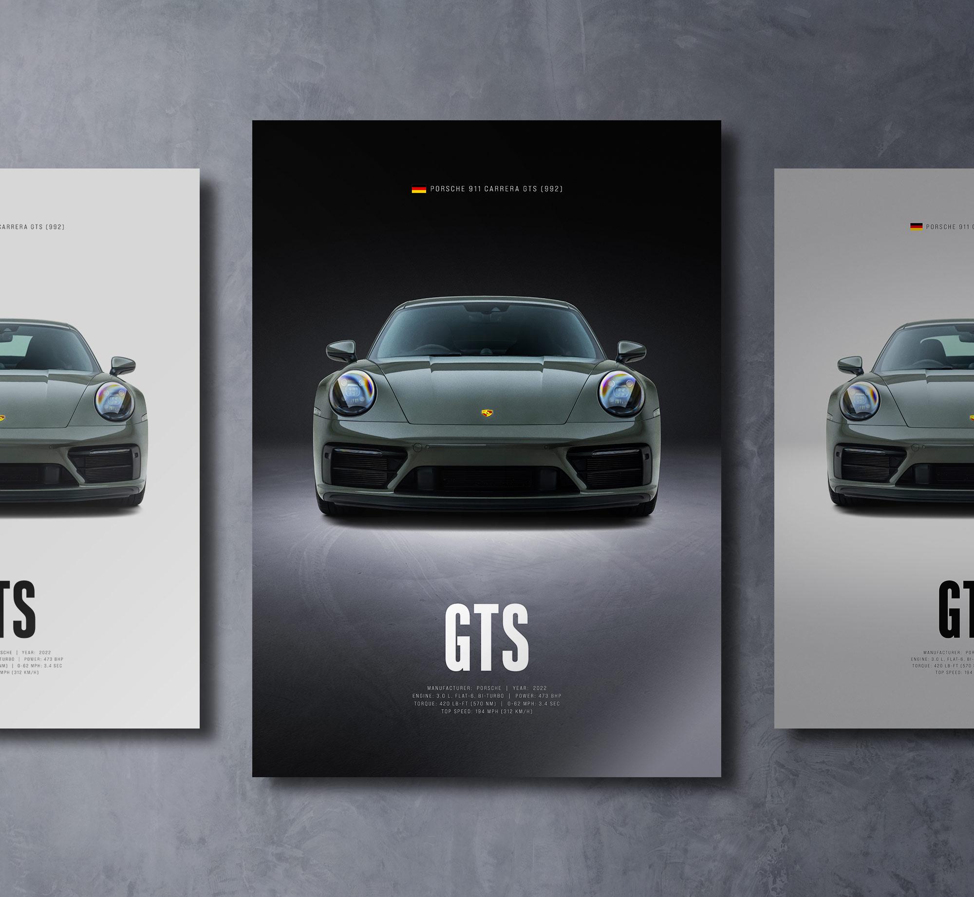 Porsche 992 poster - Etsy 日本
