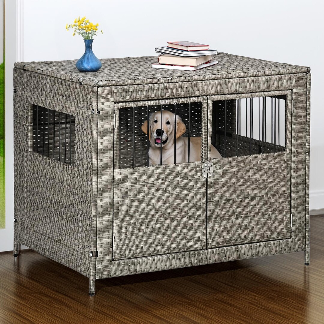 Illustration of Rattan Dog Crate Mixture Commitment Plans