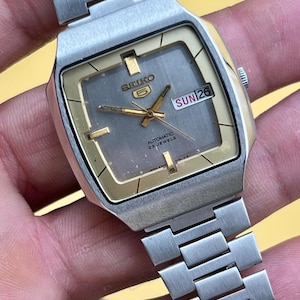 Vintage Seiko 5 Automatic 21 Jewels 6309 Men&#39;s Wrist Watch