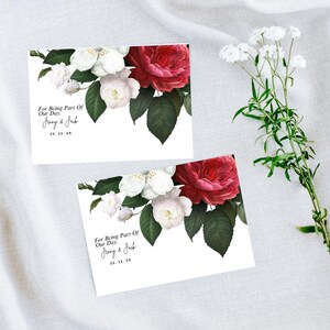 Wildflower Thank You Card Template, Editable Thank you Card, Printable Thank You Card, Wildflowers Thank you, Wedding Thank you Cards, ROSIE