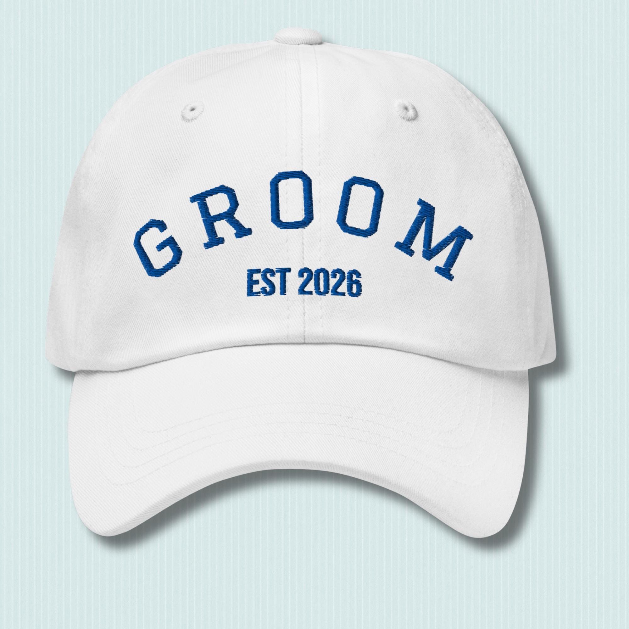 Est 2026 Embroidered Couples Baseball Cap Adjustable Unisex Mom and Dad Hats for Women Men, Couples Pregnancy Gifts  main image 4