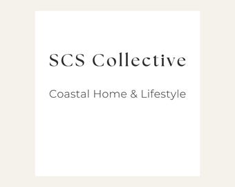 sCs Collective Shop, Coastal Home Decor Brand, Personalized Journals, Throw Blankets, Gifts by sCs Collective