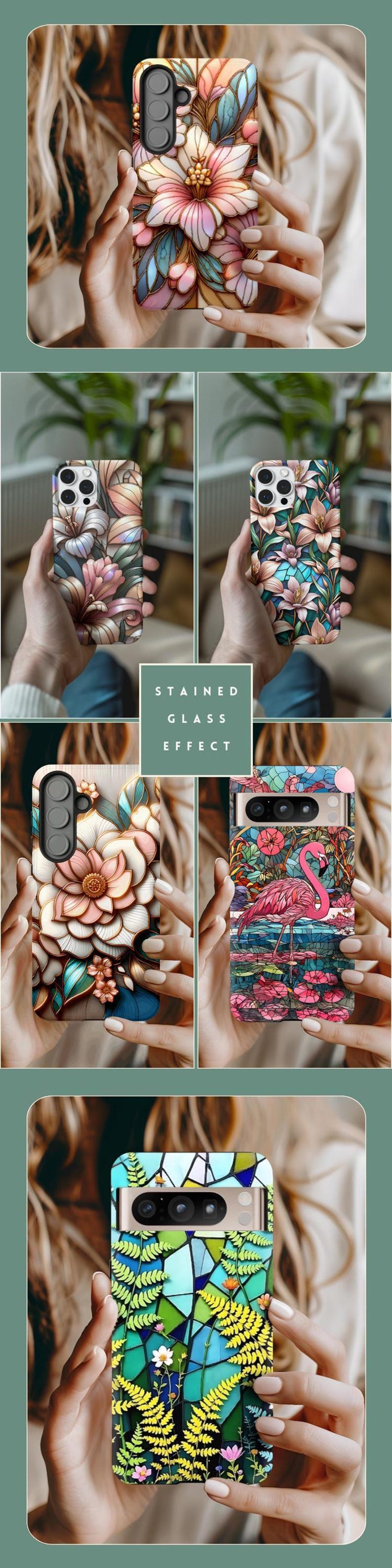 Floral Stained Glass Samsung Galaxy S26 Ultra Phone Case Gift for Mom ...
