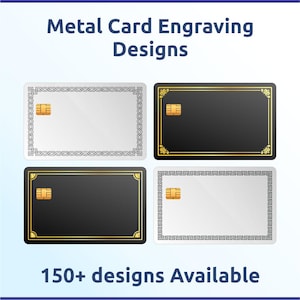 Modernes individuelles Metallkartendesign | Black Metal Wallet Insert Design | Geschenk für Männer
