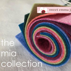 23x32 Wollfilz Sheets - The Mia Collection - 8x3 mm Wollfilz