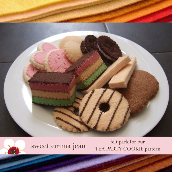 Felt Pack per preparare il nostro assortimento di biscotti per tea party