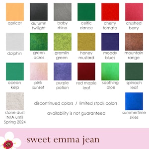Wool Felt Sheets Choose Any Fifteen 15 Wool Blend Felt image 2