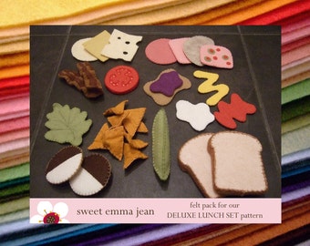 Felt Pack to make our Deluxe Lunch Set