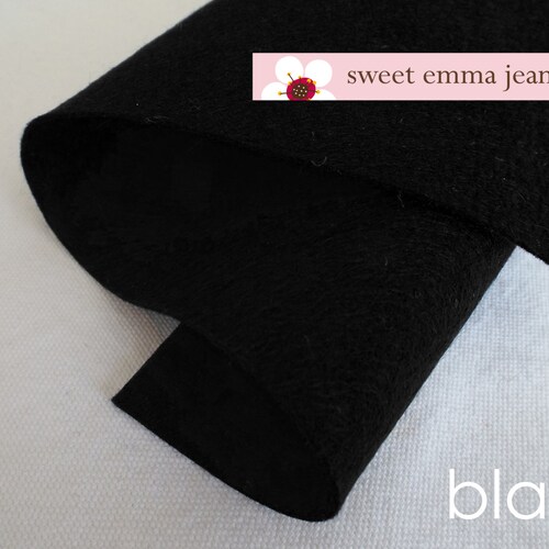 Wool Felt 1/2 Yard Cut White Wool Blend Felt Etsy