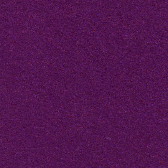 100 Percent Wool Felt Roll - Wool Felt color VIOLET - 5 X 36 Wool Felt -  Purple felt