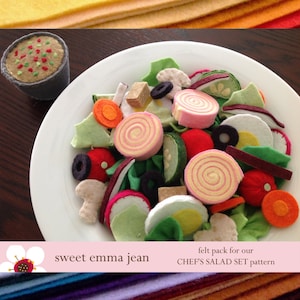 Felt Pack to make our Felt Chef&#39;s Salad Set