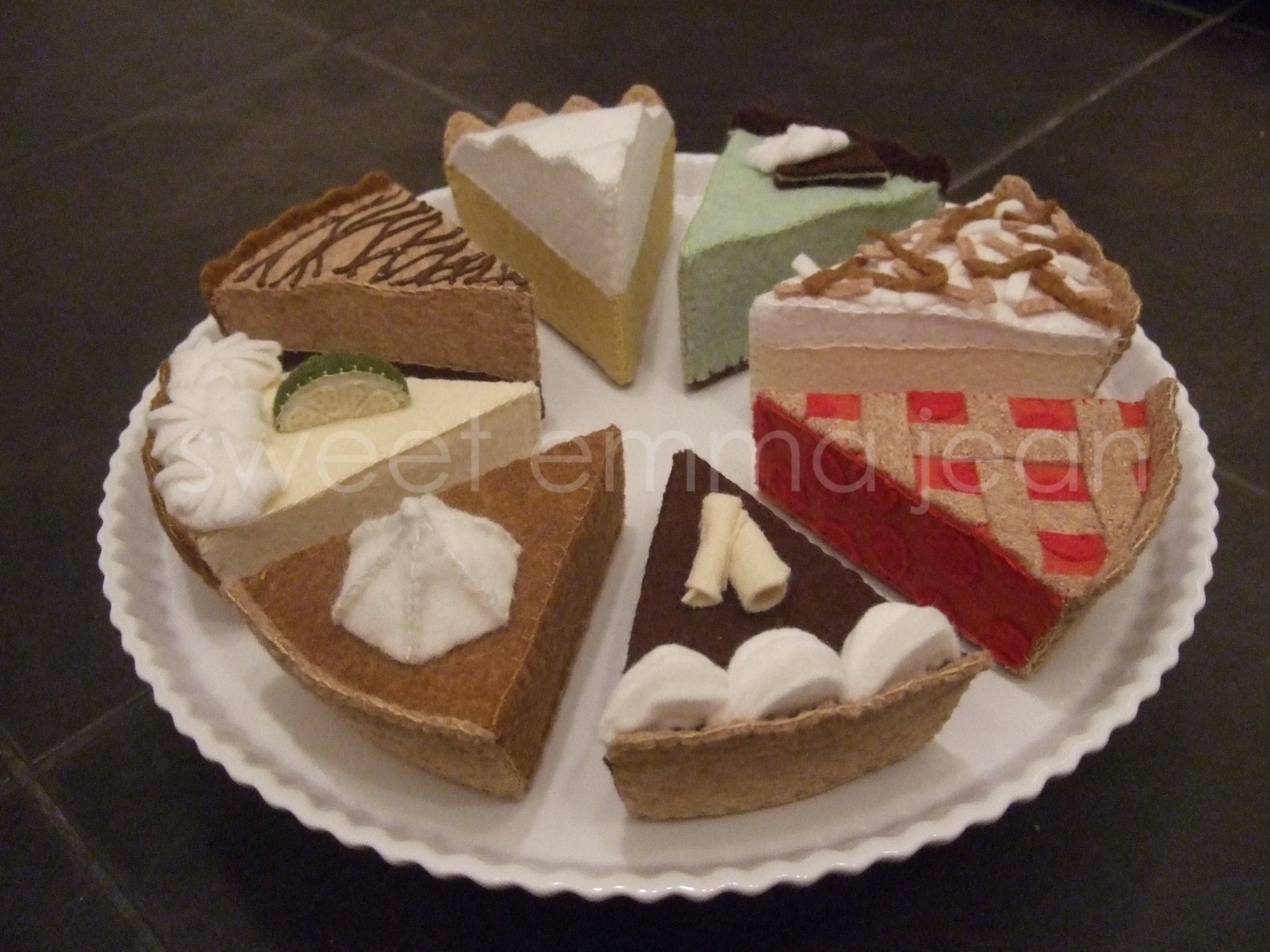 Felt Food Pie Pattern PDF: DIY Play Food Assortment (digital File) - Etsy