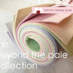 SKIN TONES Felt Collection Wool Blend Felt Wool Felt Sheets Wool Felt Fabric  Skin Color Felt Fabric Wool Felt Flesh Tones Felt Collections 