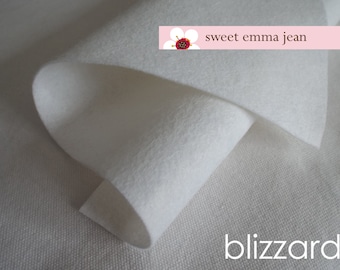 Wool Felt 1 yard cut - Blizzard