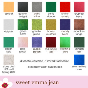 FELT Wool Felt Sheets Choose Any Twenty 20 Wool Blend Felt image 3