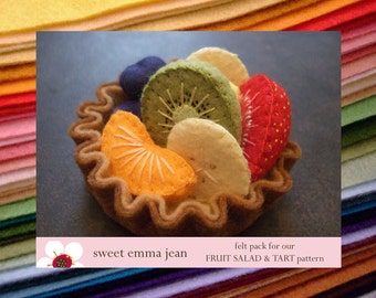 Felt Pack to make our Fruit Salad and Fresh Fruit Tart