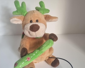 Giocattolo di renna di Natale adattato Switch – Giocattolo accessibile per le vacanze per bambini con disabilità – Canta e ondeggia