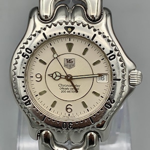 Tag Heuer WG5112 Auto Watch White Dial Swiss Made Mens