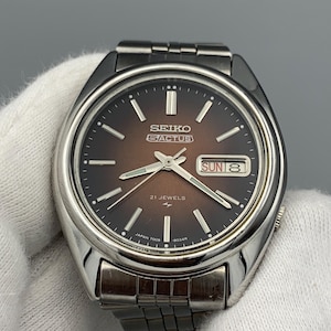Vintage Seiko 5 Actus 7009 Automatic Watch – Aftermarket Brown Dial, Japan-Made 1974 Men’s Watch