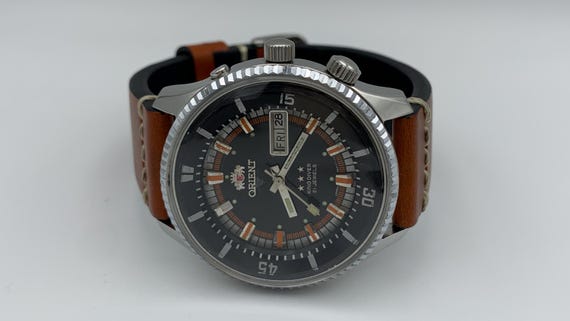 Orient king diver automatic big case model very r… - image 10