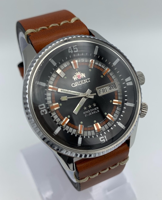 Orient king diver automatic big case model very r… - image 3