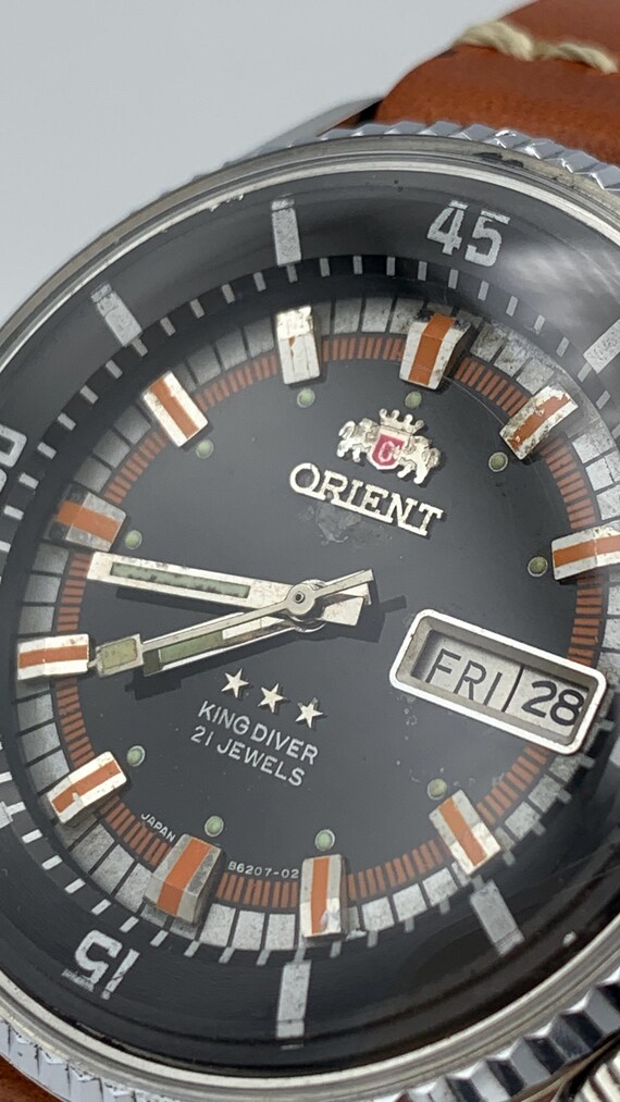Orient king diver automatic big case model very r… - image 6