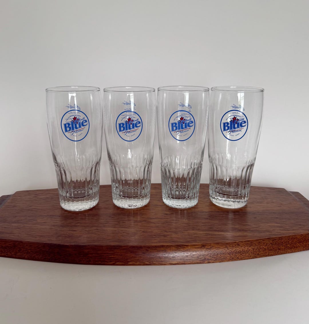 Labatt Blue- John Labatt - Signature Pilsner Glasses (set of 4) - Etsy