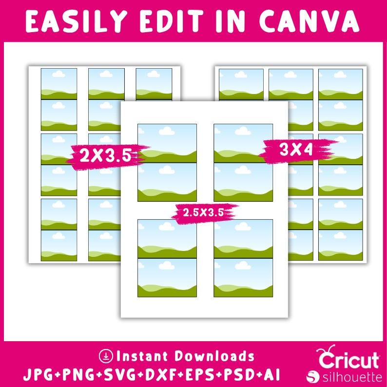 Tent Card Template Bundle: Editable Place Cards, Food Labels (SVG, PNG ...