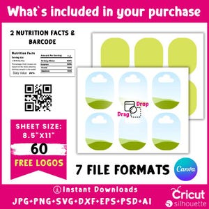 Snack Stack Chip Label Template: Editable Party Favor (canva, SVG, PSD ...