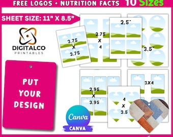 Car Air Freshener Template Bundle, Air Freshener, Air Freshener Hang Template, Car Air Freshener Sublimation Template, Canva Drag and drop