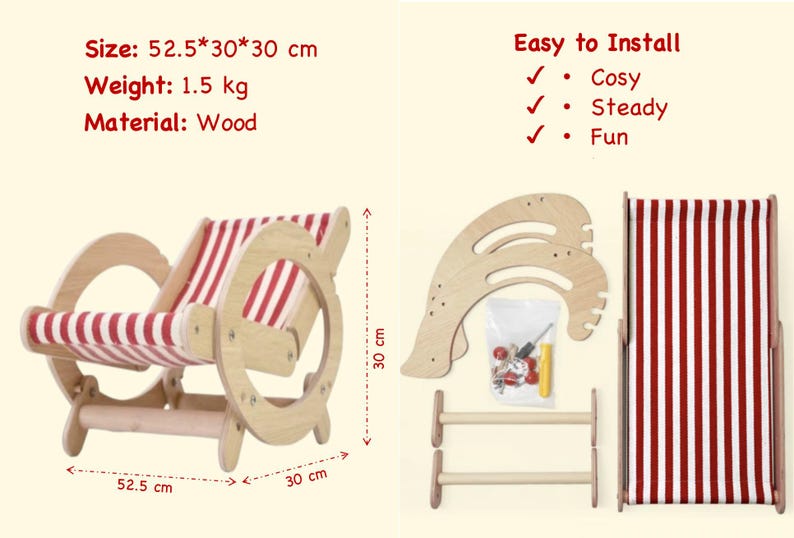 Cat Rocking Chair - Cosy Pet Furniture - Gift for Pets - Etsy