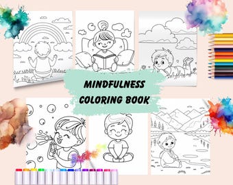 Libro para colorear de mindfulness para niños: Calma, gratitud y aprendizaje socioemocional (PDF)