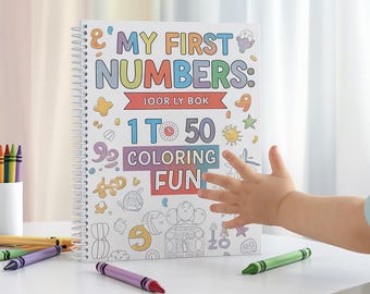 Livro de colorir para crianças de 1 a 50: para imprimir e aprender (download em PDF)