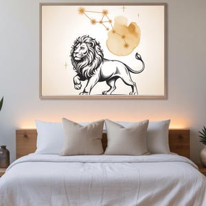 Zodiac Constellation Wall Art Set | 12 Astrology Star Sign Prints | Minimalist Horoscope Decor | Digital Download | Celestial Art