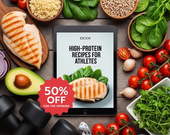 High-Protein Recipes for Athletes: 50+ Healthy Meals Ebook (PDF) + Bonuses