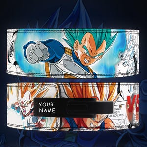 Vegeta Anime Powerlifting Lever Belt: Customizable Gym Weightlifting Belt