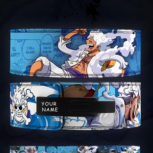 Luffy one piece Anime Powerlifting Lever Belt | one piece Anime gym Belt | lever lifting belt| Powerlifting anime gym belt |luffy Lever Belt