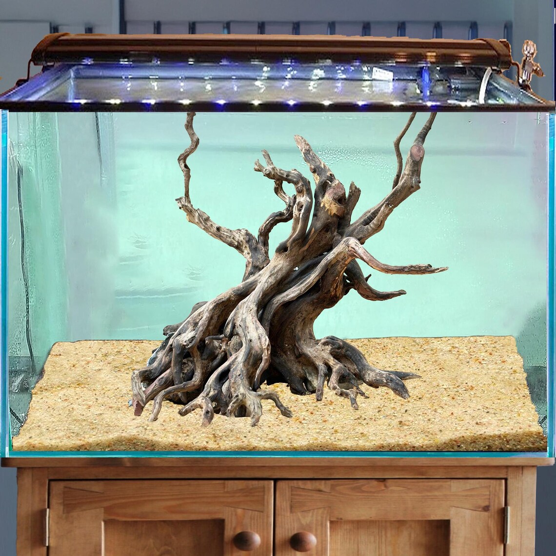 Aquascape Bonsai Driftwood Aquarium Tree Plant Aquascaping Centerpiece ...