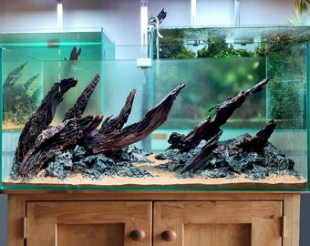 Natural driftwood piece aquarium aquascape wood branch curved driftwood aquascaping decorations fish tank