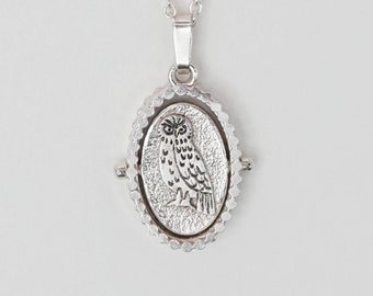 Eule Spinnen Halskette: Weisheit Schmuck