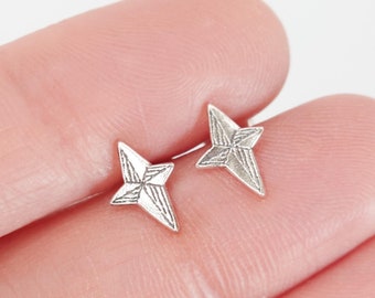STAR Ohrstecker / SIBLI Kollektion / Sternenhimmel, Astronomie Schmuck - Sterling Silber 925