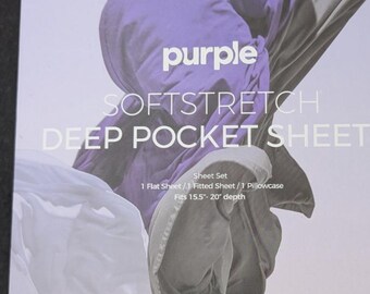 Draps de luxe en bambou, nouveaux lits jumeaux ou taille TXL, couleur violet super doux, violet