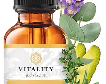 Vitality Extracts Hair Envy - Natural Hair Growth Serum - 100% Pure Essential Oils, 15 Plant Extracts, No Synthetics 2 pack